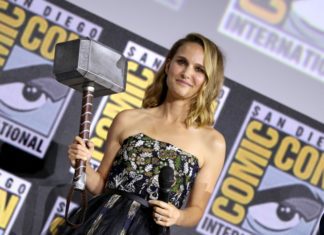 Disney is Shifting Theatrical Schedule of Upcoming Marvel Movies Natalie Portman of "Thor: Love and Thunder" at the Marvel Studios panel in 2019 Comic-Con.