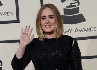 Adele Hits No. 1 on the Billboard Hot 100 Chart with “Easy on Me” Adele at the 2016 Grammy Awards.