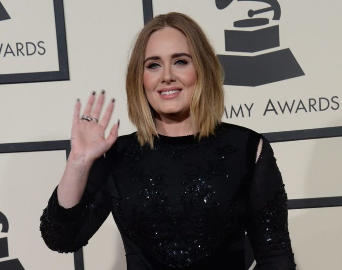 Adele at the 2016 Grammy Awards.