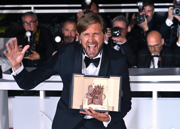 Ostlund with the Palme d'Or for 