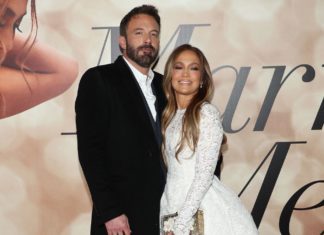 Bennifer Fans, Rejoice! Jennifer Lopez and Ben Affleck are Officially Husband and Wife Ben Affleck and Jennifer Lopez at the "Marry Me" film premiere in February 2022