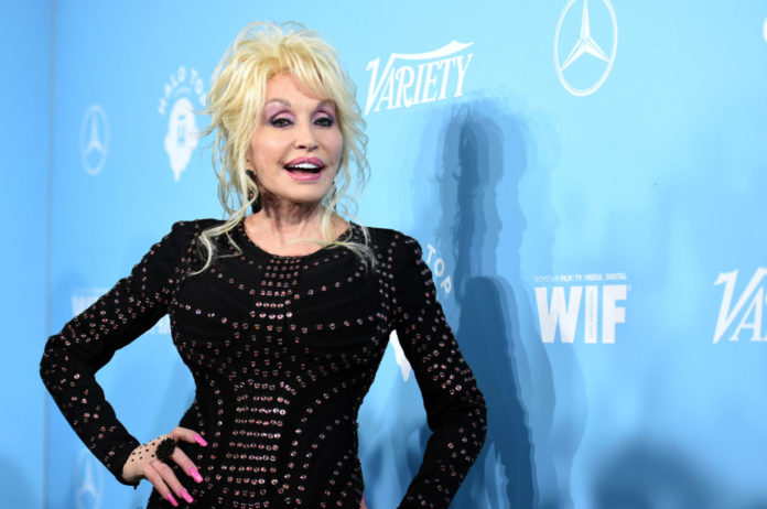 Dolly Parton at the Variety and Women in Film Emmy Nominee Celebration in 2017