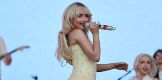 Sabrina Carpenter & Jenna Ortega Get Into a Gory Feud in “Taste” Video Sabrina Carpenter at the 2024 Governors Ball Music Festival in June 2024